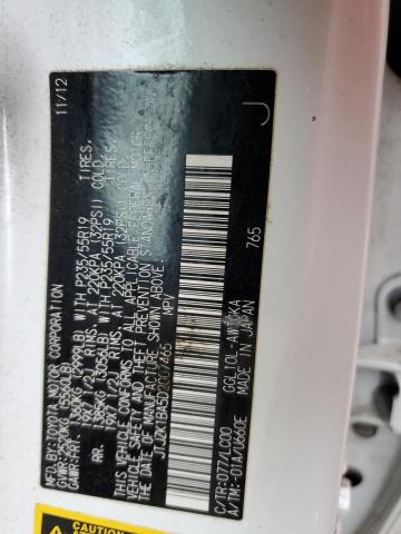 2013 Lexus Rx 350 VIN: JTJZK1BA5D2007465 Lot: 54122144