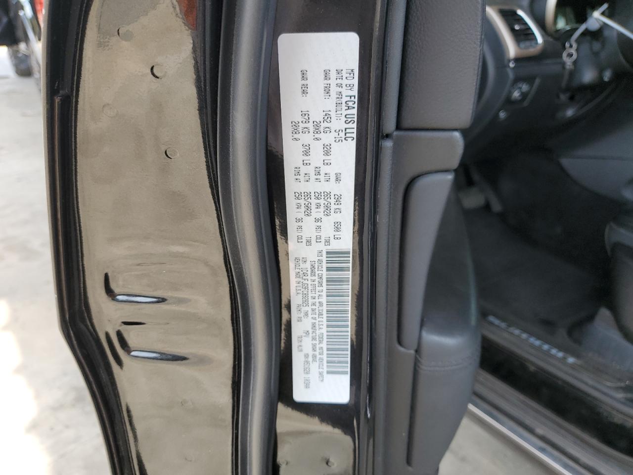 1C4RJFJG9FC892825 2015 Jeep Grand Cherokee Summit