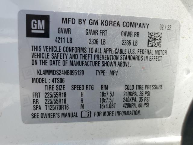 2022 Buick Encore Gx Select VIN: KL4MMDS24NB095129 Lot: 55207234