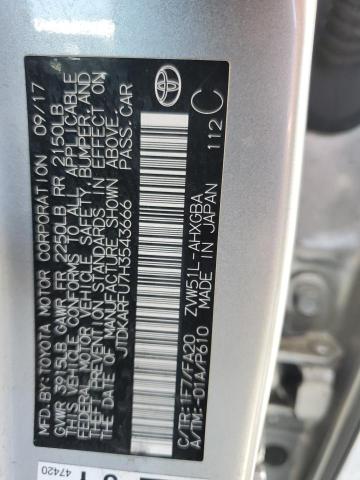 2017 Toyota Prius VIN: JTDKARFU7H3543666 Lot: 54411274