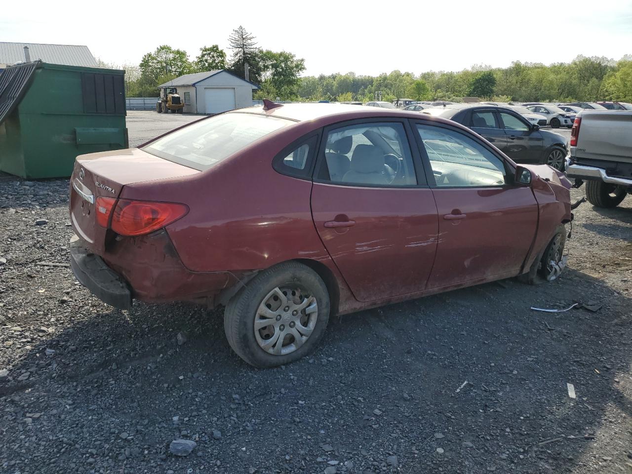 KMHDU4AD4AU156899 2010 Hyundai Elantra Blue