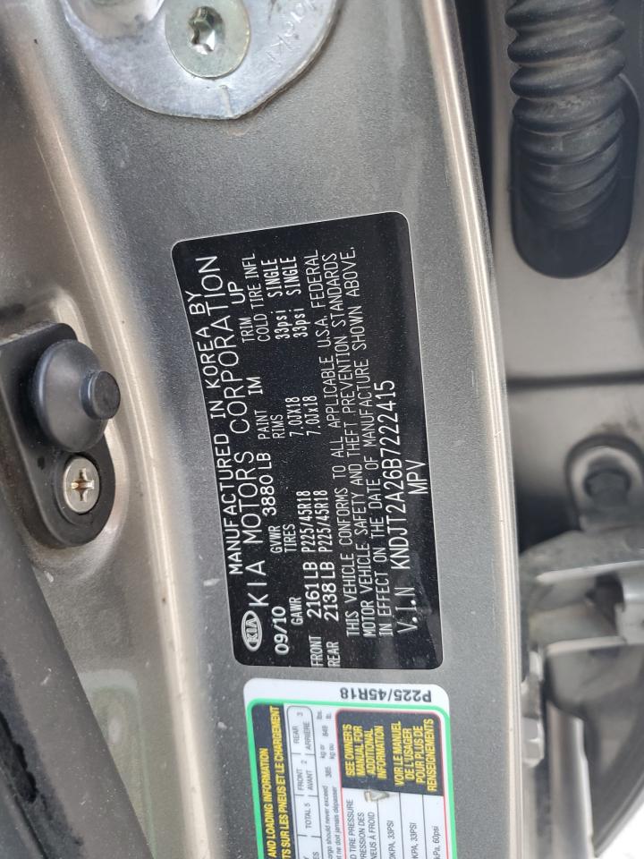 KNDJT2A26B7222415 2011 Kia Soul +