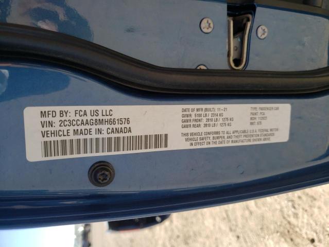 2021 Chrysler 300 Touring VIN: 2C3CCAAG8MH661576 Lot: 56157284