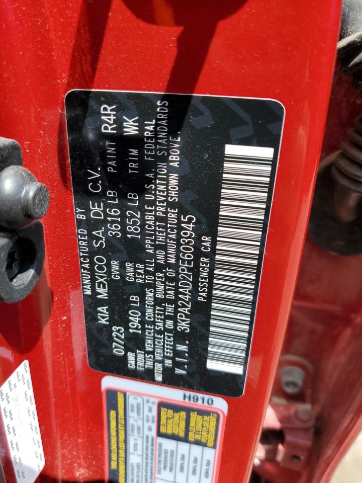 3KPA24AD2PE603945 2023 Kia Rio Lx