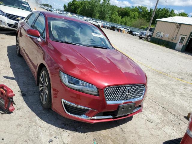  LINCOLN MKZ 2017 Красный