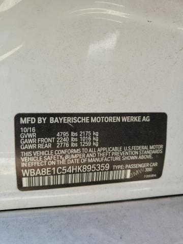 2017 BMW 330E - WBA8E1C54HK895359