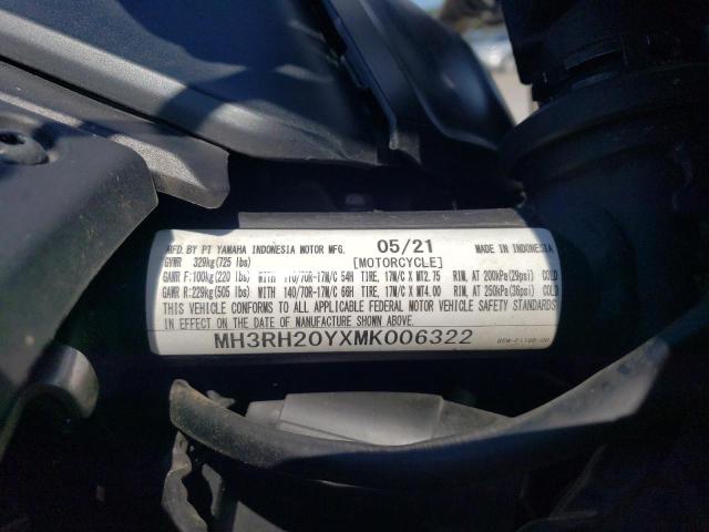 2021 YAMAHA MT-03 - MH3RH20YXMK006322