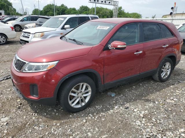 2014 Kia Sorento Lx VIN: 5XYKT3A61EG481589 Lot: 55656974