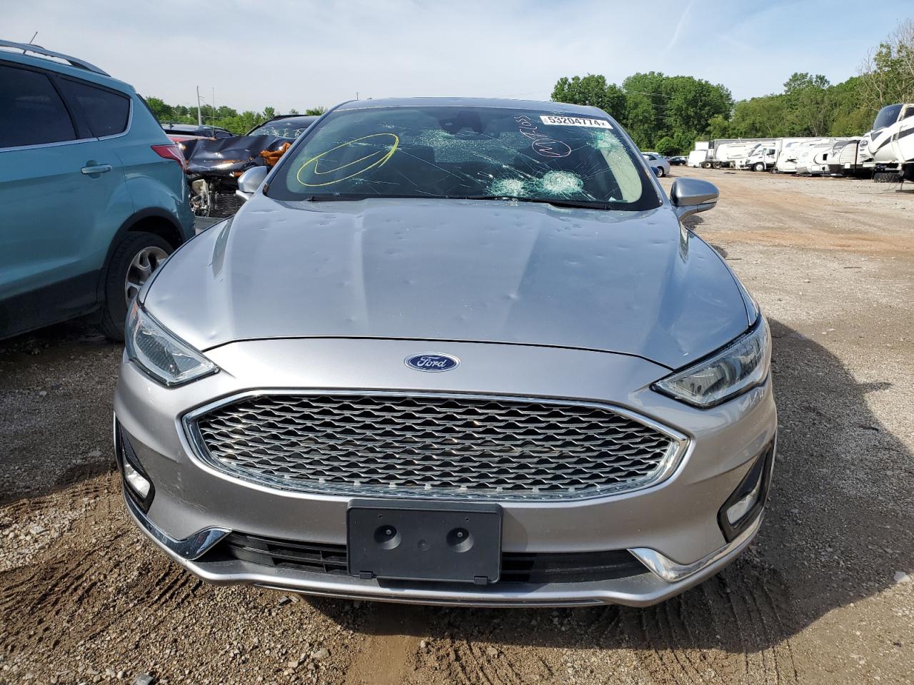 Lot #2514488237 2020 FORD FUSION TIT