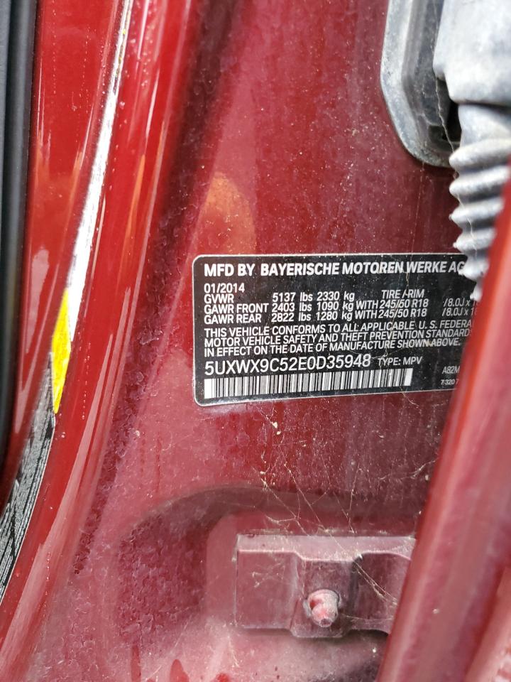 5UXWX9C52E0D35948 2014 BMW X3 xDrive28I