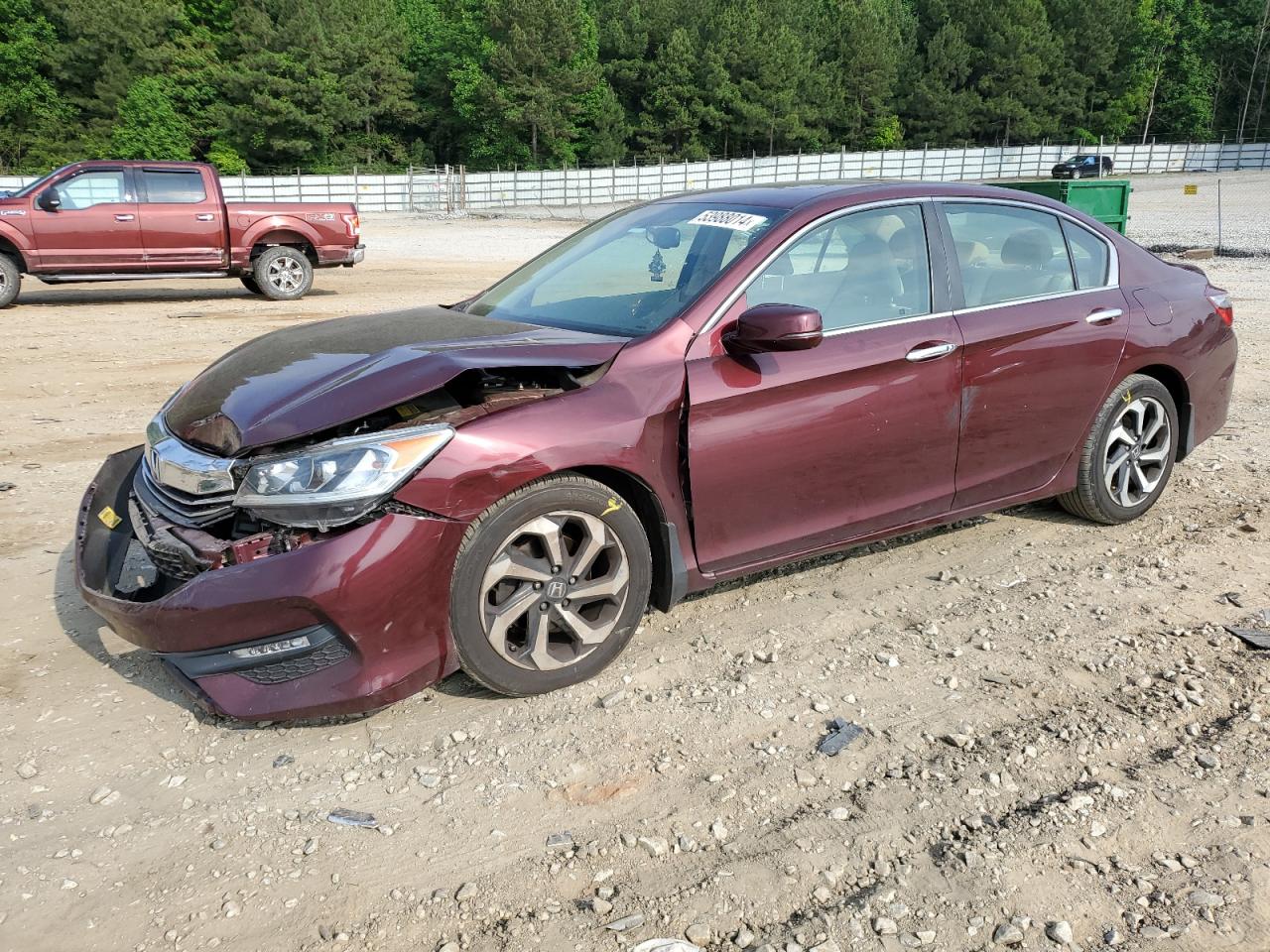 1HGCR2F80HA238188 2017 Honda Accord Exl