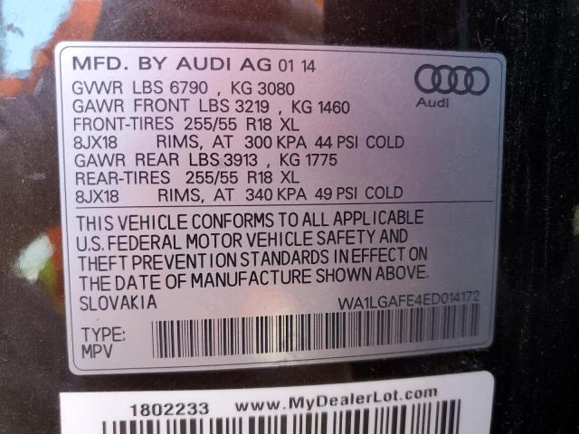 WA1LGAFE4ED014172 2014 Audi Q7 Premium Plus