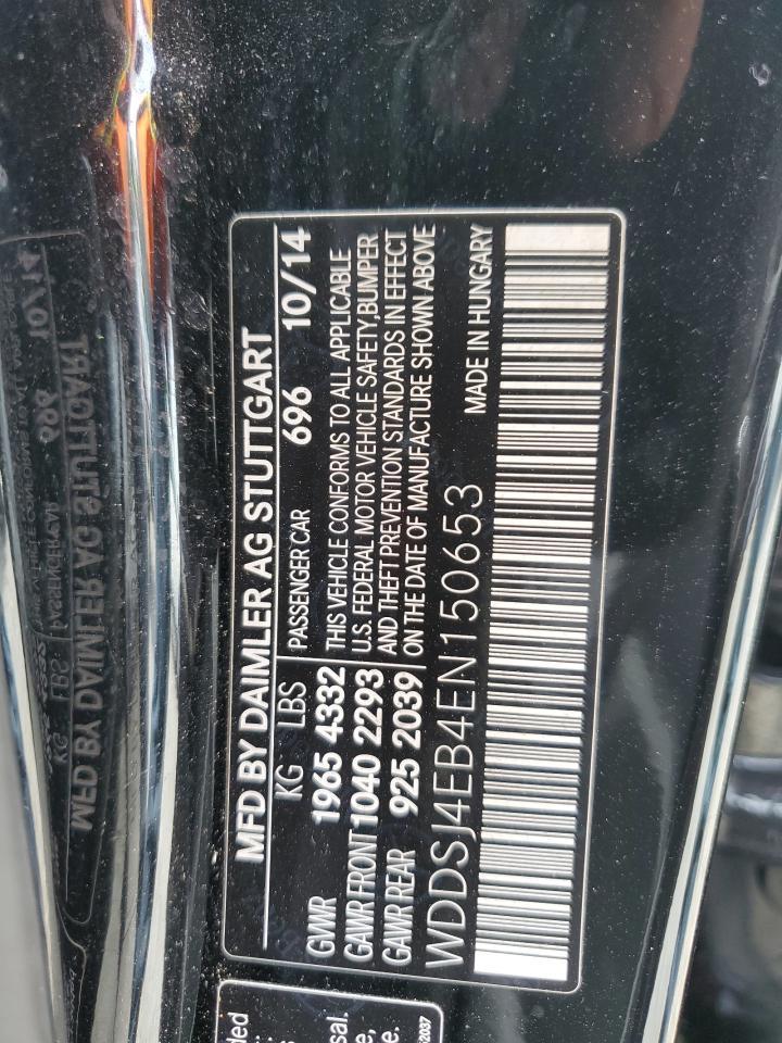 2014 Mercedes-Benz Cla 250 vin: WDDSJ4EB4EN150653
