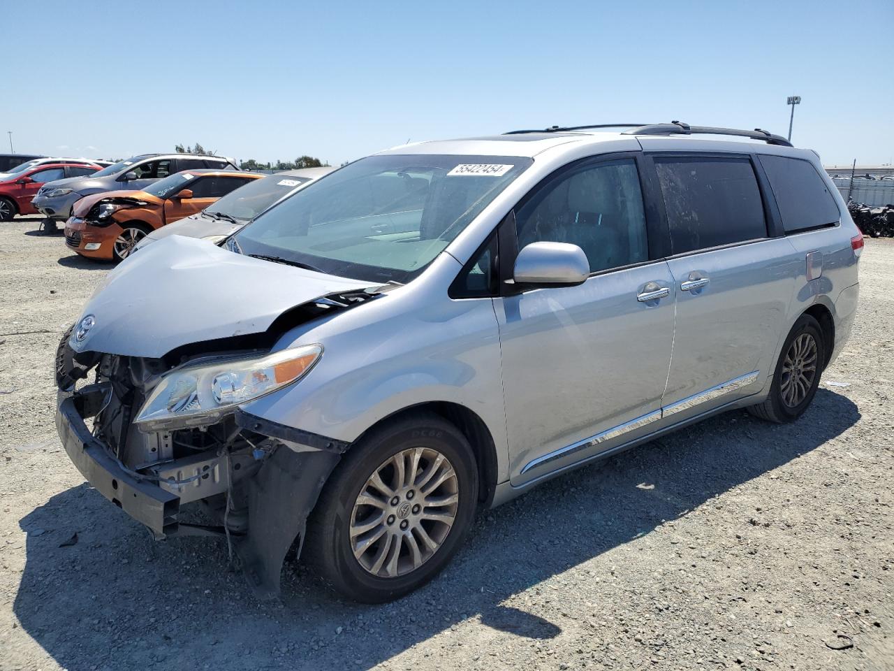 5TDYK3DC3CS207454 2012 Toyota Sienna Xle