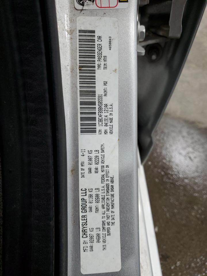 1C3BC4FB9BN585591 2011 Chrysler 200 Lx