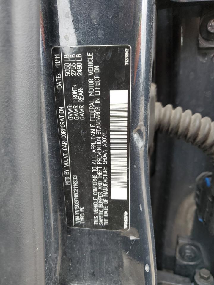 YV1902FH6C2114233 2012 Volvo S60 T6