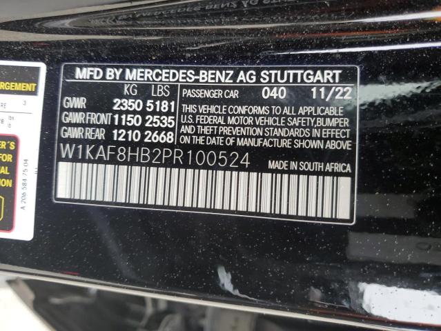 VIN W1KAF8HB2PR100524 2023 Mercedes-Benz C-Class, 4... no.12