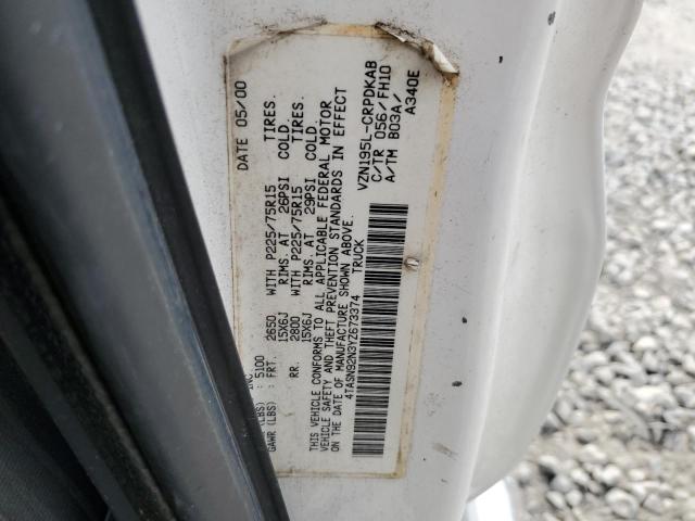 2000 Toyota Tacoma Xtracab Prerunner VIN: 4TASN92N3YZ673374 Lot: 56059134