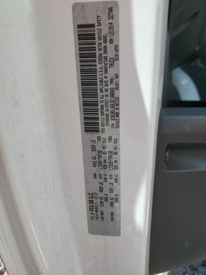 3C6URVJG6JE108803 2018 Ram Promaster 3500 3500 High