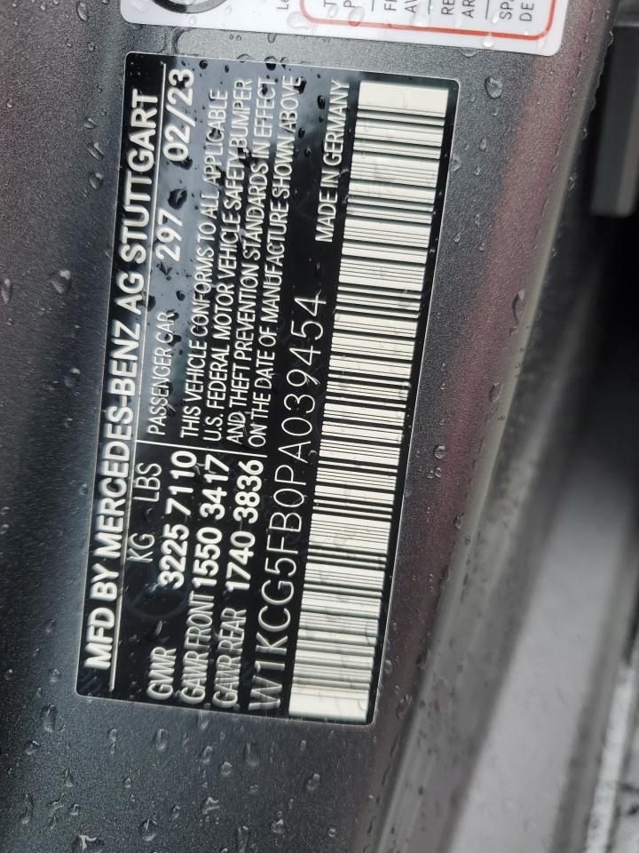 W1KCG5FB0PA039454 2023 Mercedes-Benz Eqs Sedan 53 4Matic+