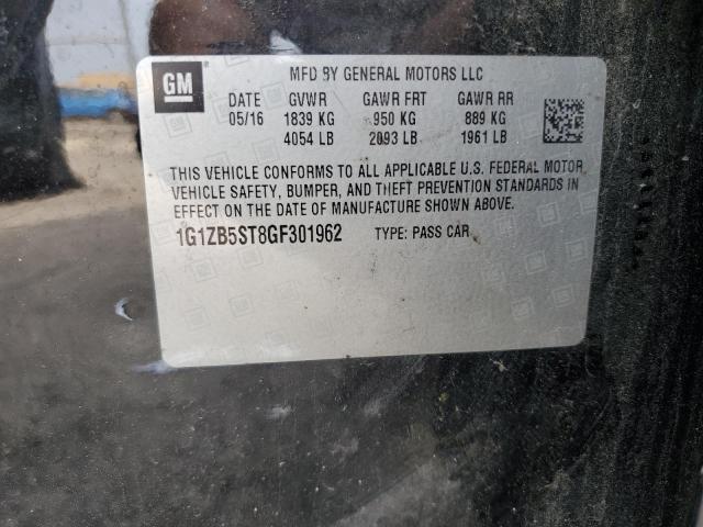 2016 CHEVROLET MALIBU LS 1G1ZB5ST8GF301962