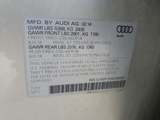 VIN WA1LFAFP1EA096660 2014 Audi Q5, Premium Plus no.14