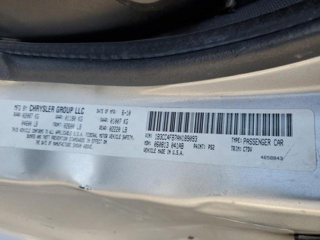 2010 Dodge Avenger Sxt VIN: 1B3CC4FB7AN189093 Lot: 53258794