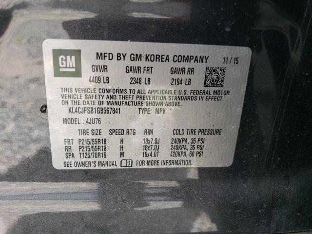 2016 BUICK ENCORE CON - KL4CJFSB1GB567841