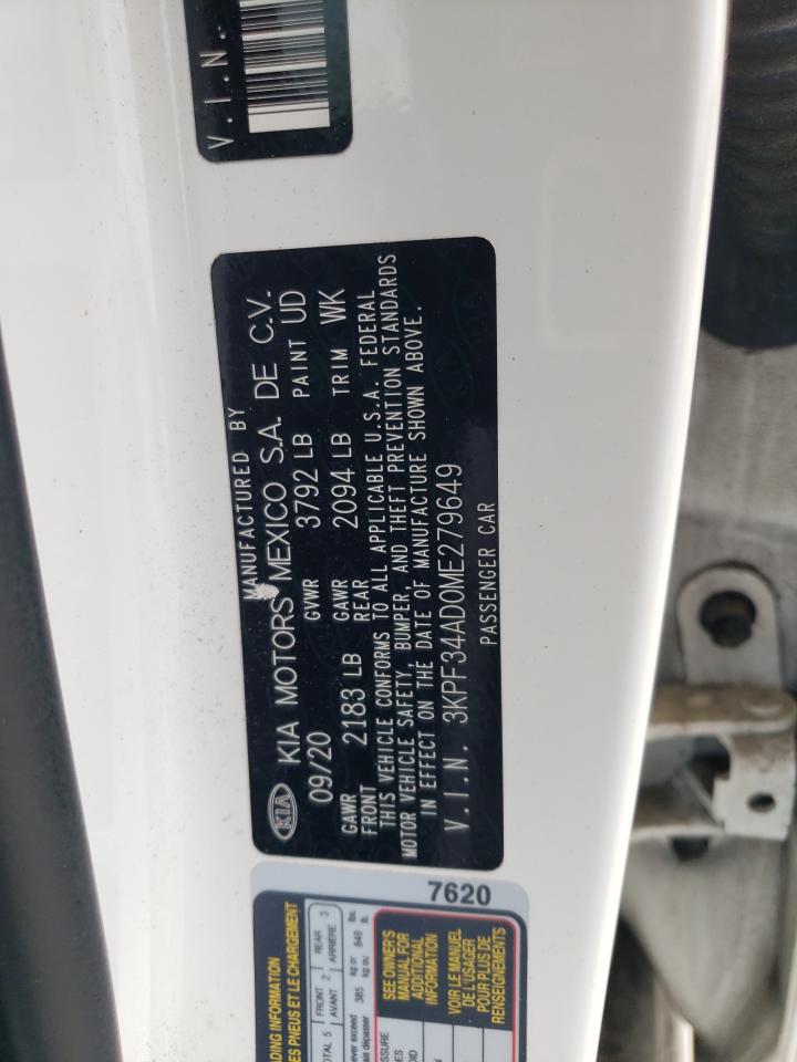 3KPF34AD0ME279649 2021 Kia Forte Gt Line