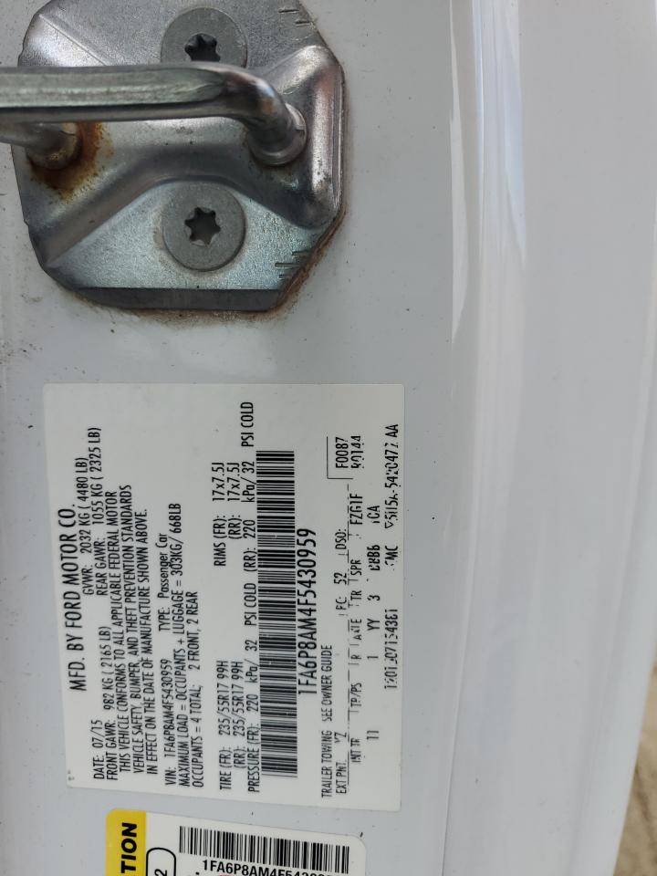 1FA6P8AM4F5430959 2015 Ford Mustang