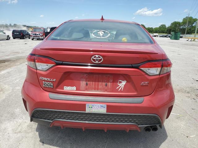  TOYOTA COROLLA 2020 Czerwony