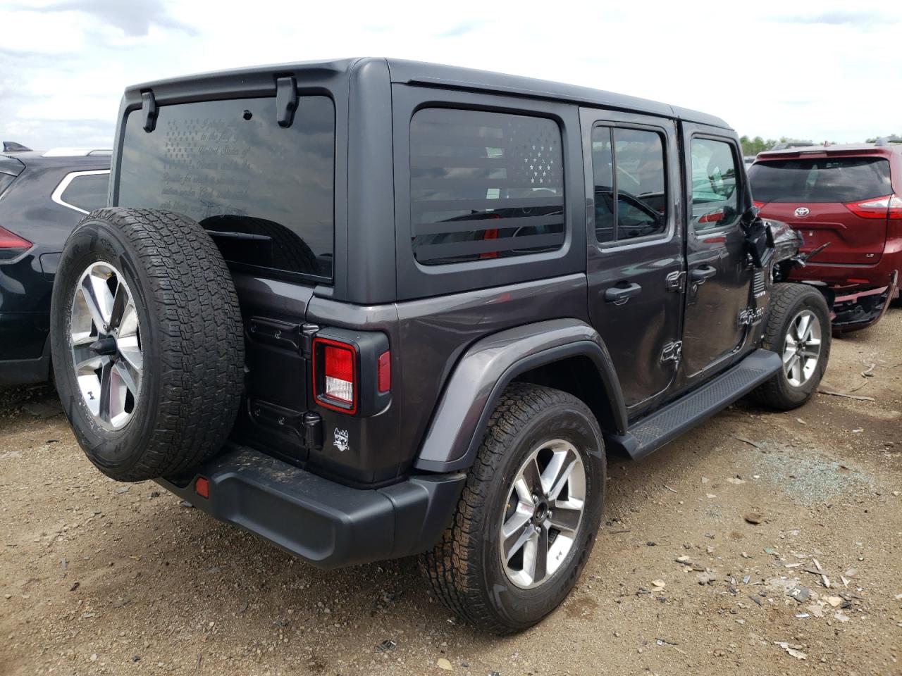 2021 Jeep Wrangler Unlimited Sahara vin: 1C4HJXEG1MW662171