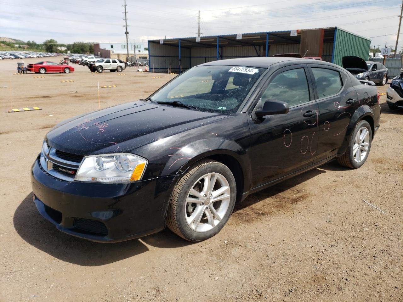 1C3CDZAG9DN576152 2013 Dodge Avenger Se