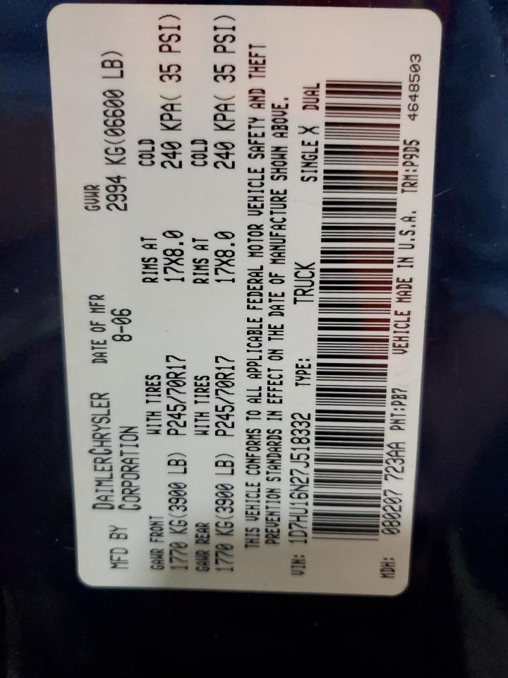 1D7HU16N27J518332 2007 Dodge Ram 1500 St