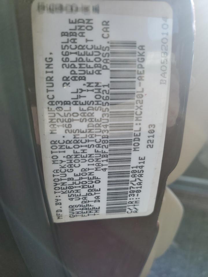 4T1BF28B34U355621 2004 Toyota Avalon Xl