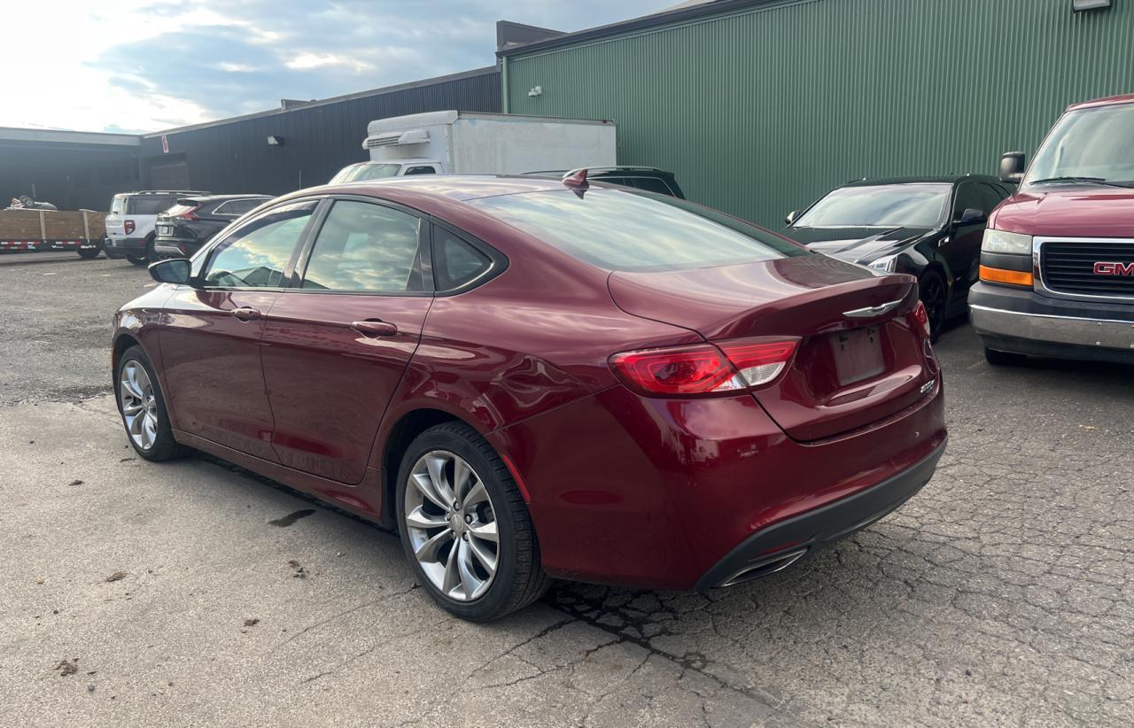 2015 Chrysler 200 S vin: 1C3CCCBGXFN572709