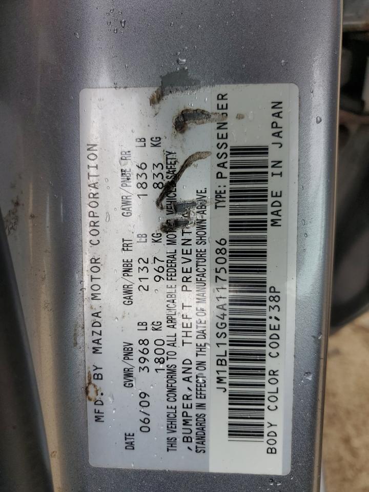 JM1BL1SG4A1175086 2010 Mazda 3 I