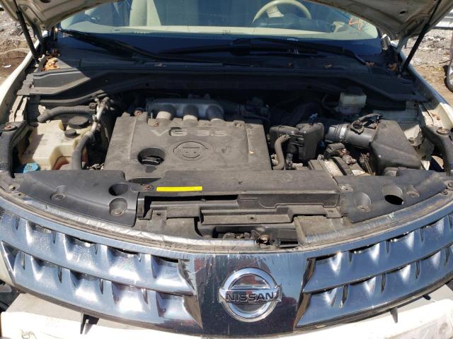 2007 NISSAN MURANO SL JN8AZ08T27W525677  55332354