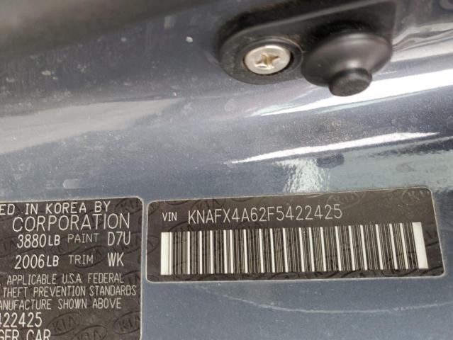 2015 Kia Forte Lx VIN: KNAFX4A62F5422425 Lot: 55378354