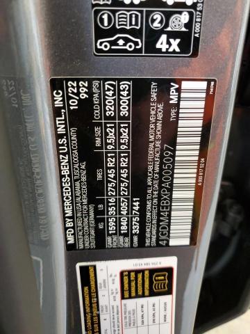 2023 MERCEDES-BENZ EQS SUV 58 - 4JGDM4EBXPA005097