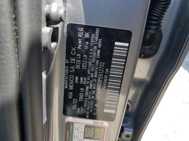 2023 Kia Rio Lx VIN: 3KPA24AD8PE612732 Lot: 55110984