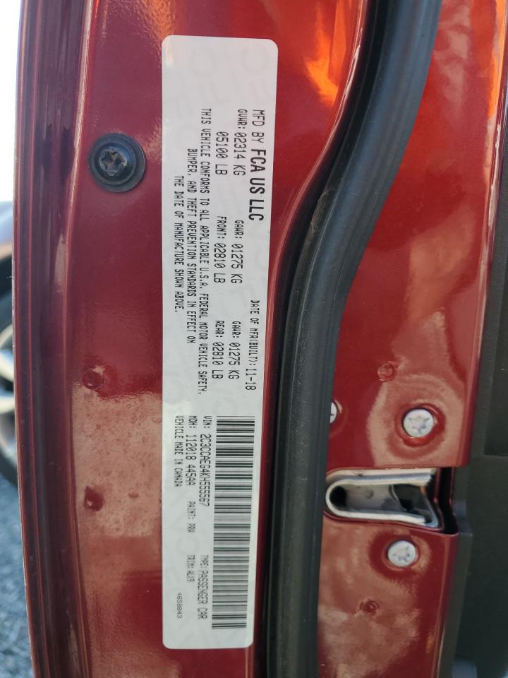 2C3CCAEG4KH555567 2019 Chrysler 300 Limited