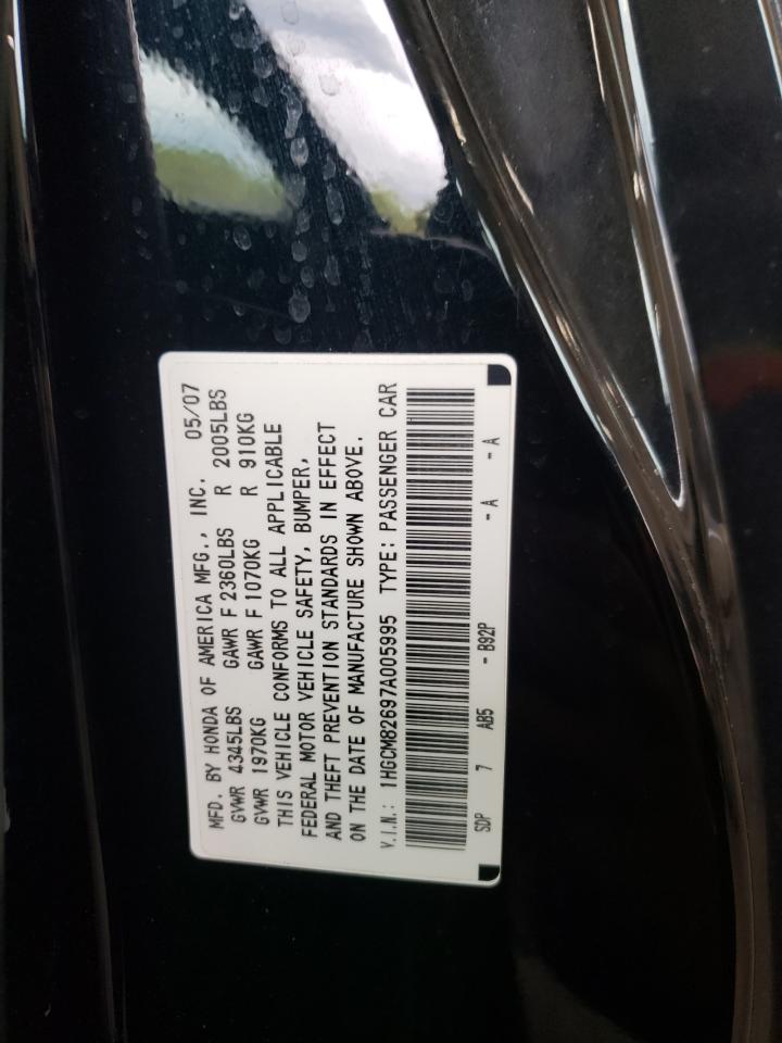 1HGCM82697A005995 2007 Honda Accord Ex