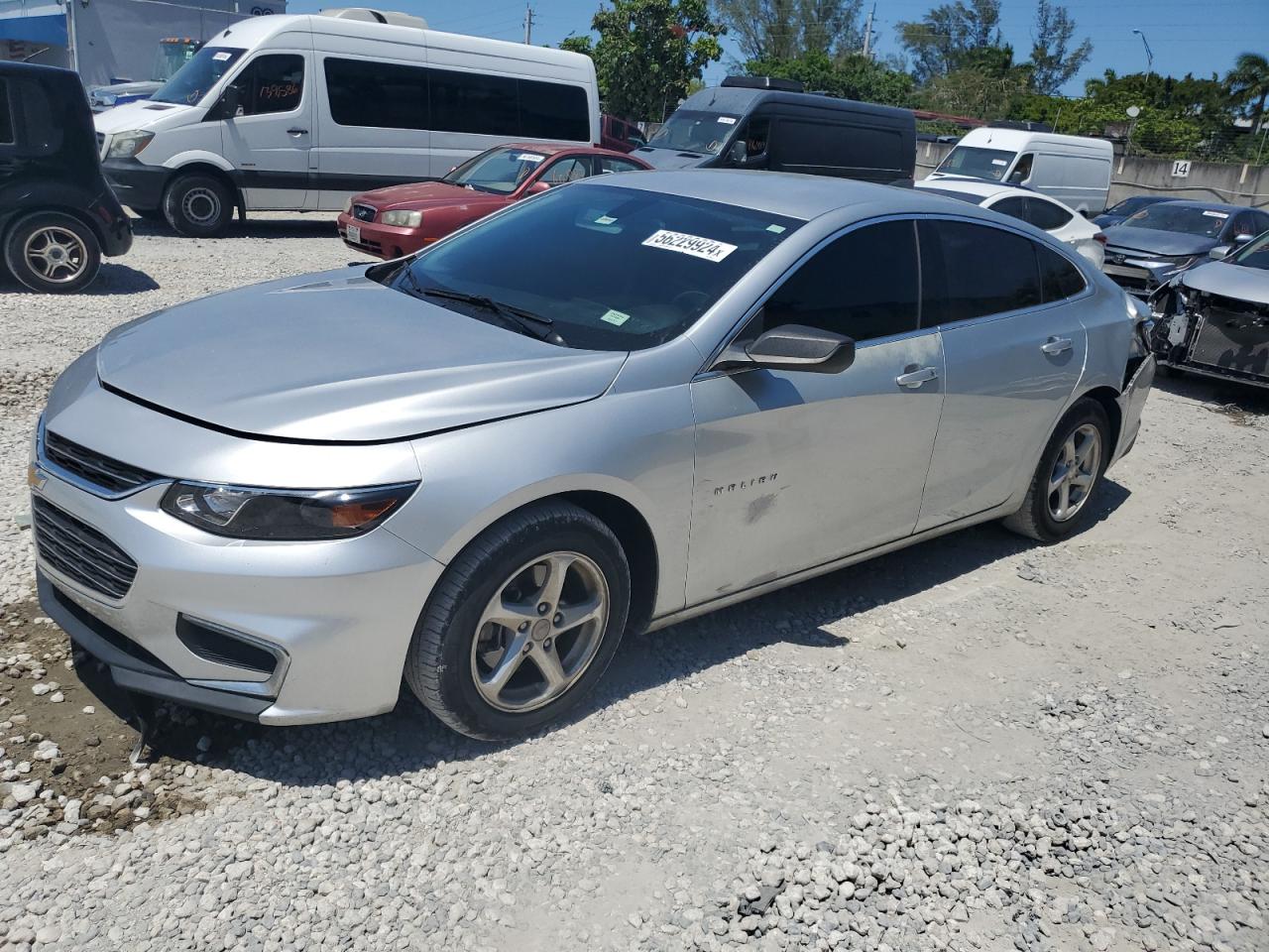 1G1ZB5ST7JF199853 2018 Chevrolet Malibu Ls