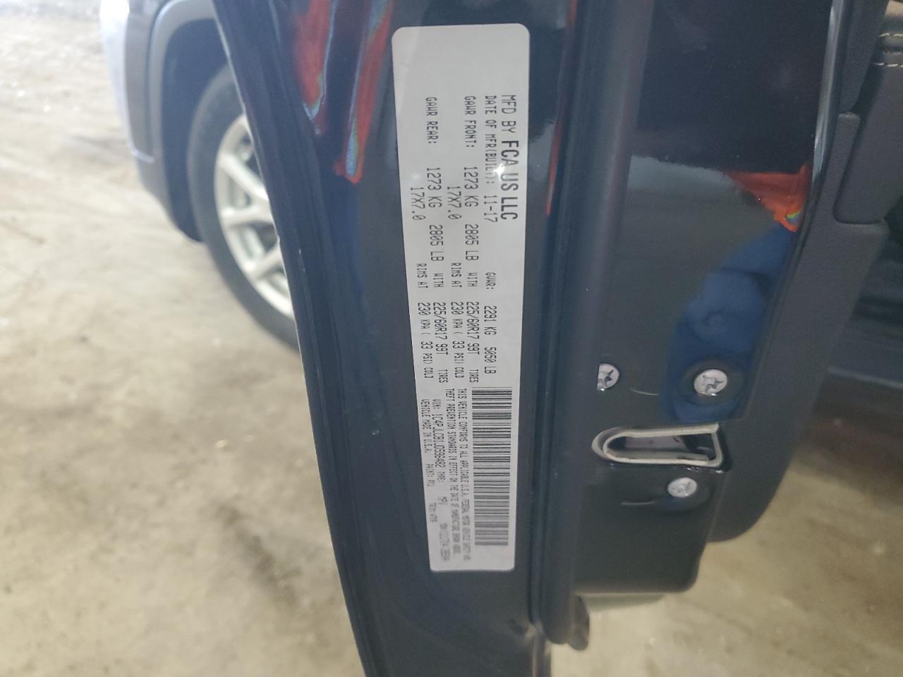 1C4PJLCB1JD596482 2018 Jeep Cherokee Latitude