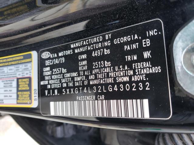 2020 Kia Optima Lx VIN: 5XXGT4L32LG430232 Lot: 57320564