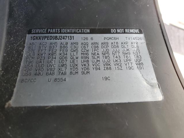 2011 GMC Acadia Sle VIN: 1GKKVPED9BJ247131 Lot: 57207174