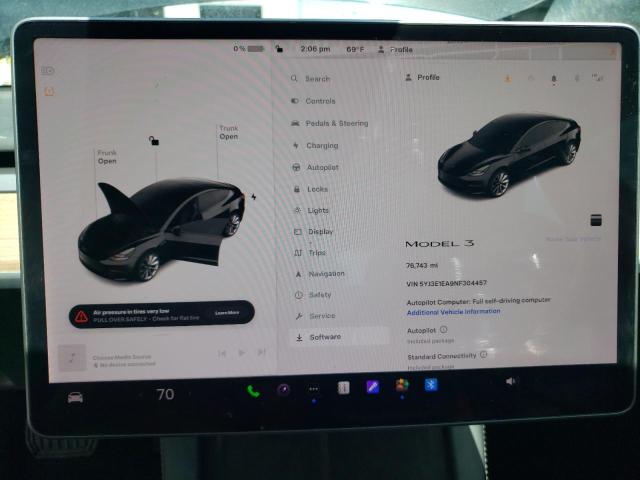 2022 Tesla Model 3 VIN: 5YJ3E1EA9NF304457 Lot: 55940984