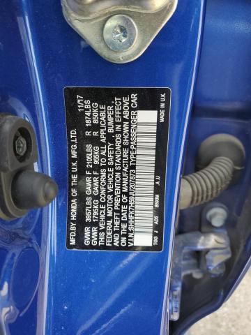 2018 HONDA CIVIC EX - SHHFK7H59JU207873