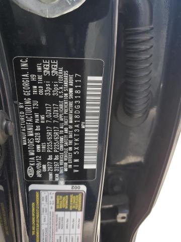 2013 Kia Sorento Lx VIN: 5XYKT3A18DG318117 Lot: 56330364